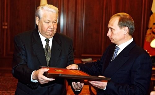 Putin Yeltsyn