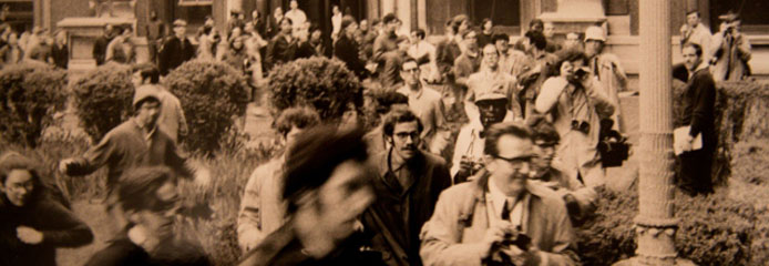 Протесты в Колумбийском университете, 1968 г. (Фото: http://aphdigital.org)