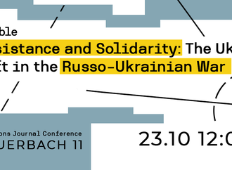 Round Table. Resistance and Solidarity: The Ukrainian Left in the Russo-Ukrainian War