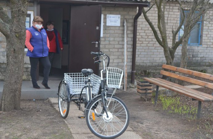 Велосипед для соціальних працівників