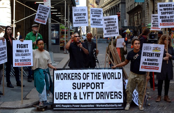 Забастовка против Uber