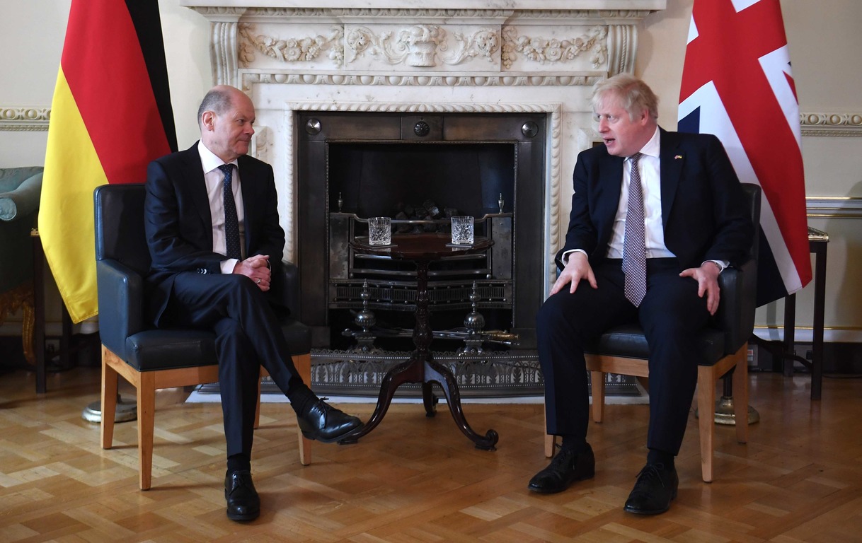 Johnson is meeting Scholz to discuss steps to contain Russia’s invasion of Ukraine
