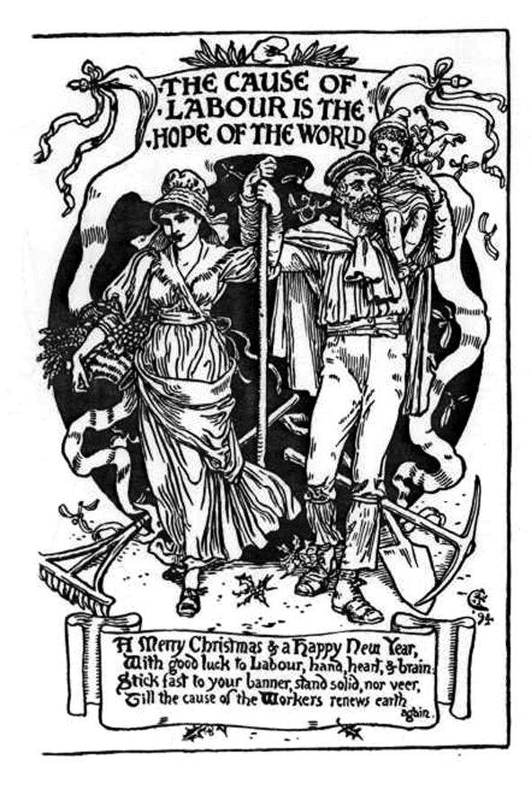 Волтер Крейн Гасло: “Справа робітництва – надія для людства” (1897) 